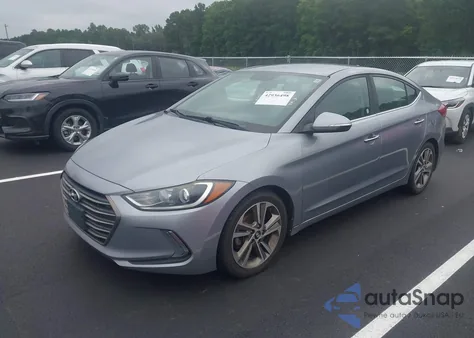 2017 Hyundai Elantra Limited from USA, damaged, VIN 5NPD84LF5HH020664